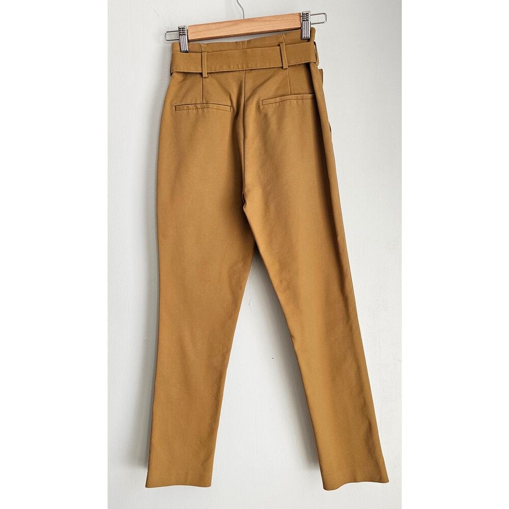 Babaton Zayden Belted  Pant Trouser Straight Leg Ankle Womens Sz 4 - Picture 5 of 11